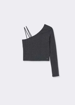 Asymmetrisch T-Shirt Met Bandjes