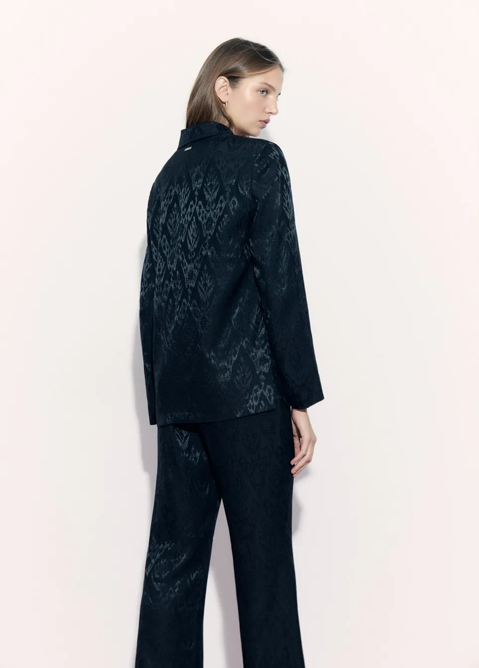 Blazer Overslag Jacquard