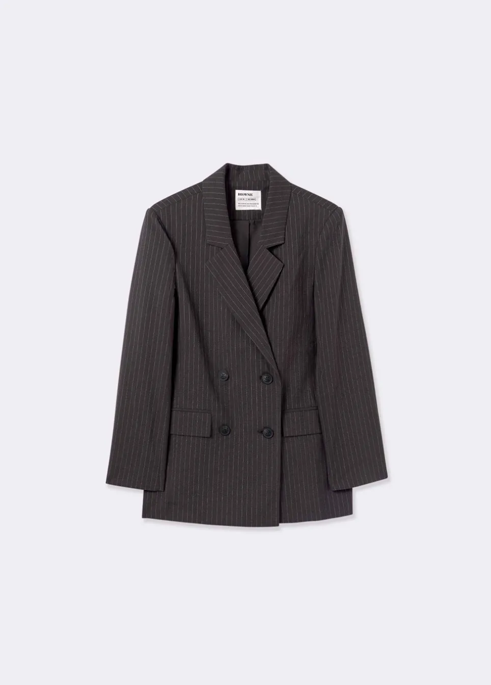 Blazer Overslag Krijtstreep