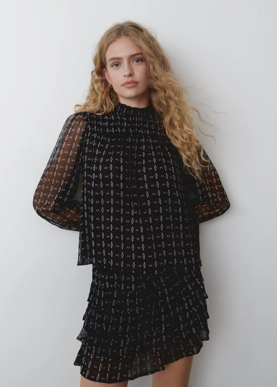 Blouse Hoge Kraag