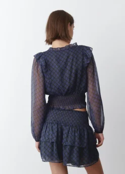 Blouse Overslag Ruches