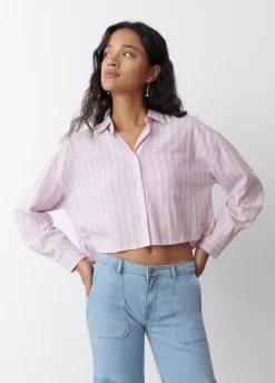 Blouse Strepen Cropped