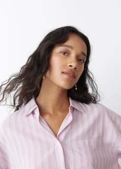 Blouse Strepen Cropped