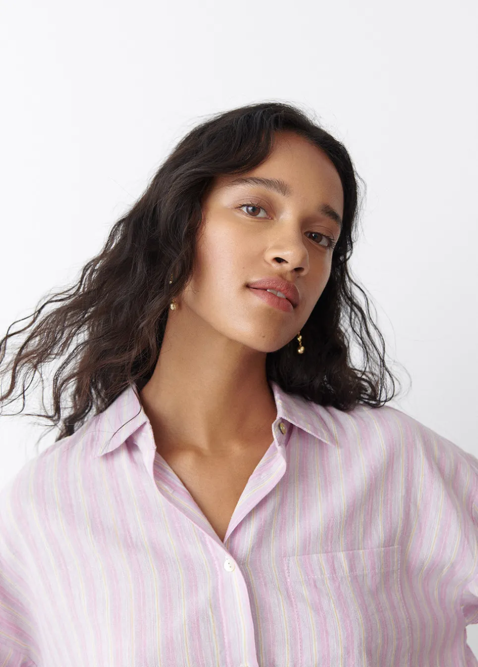 Blouse Strepen Cropped