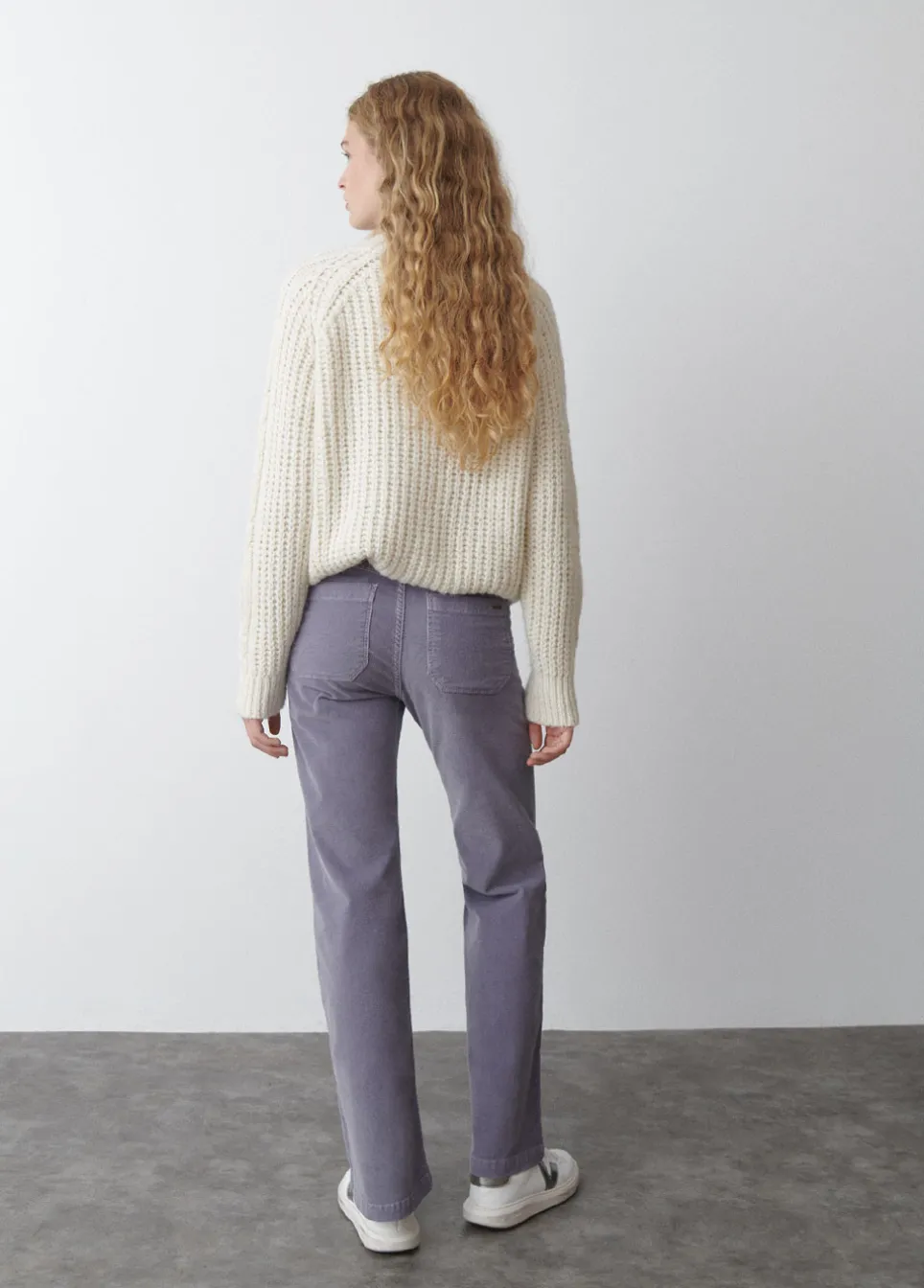 Broek Corduroy Culotte Voorzak