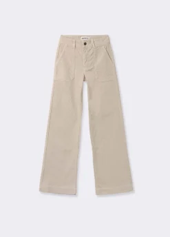 Broek Corduroy Culotte Voorzak
