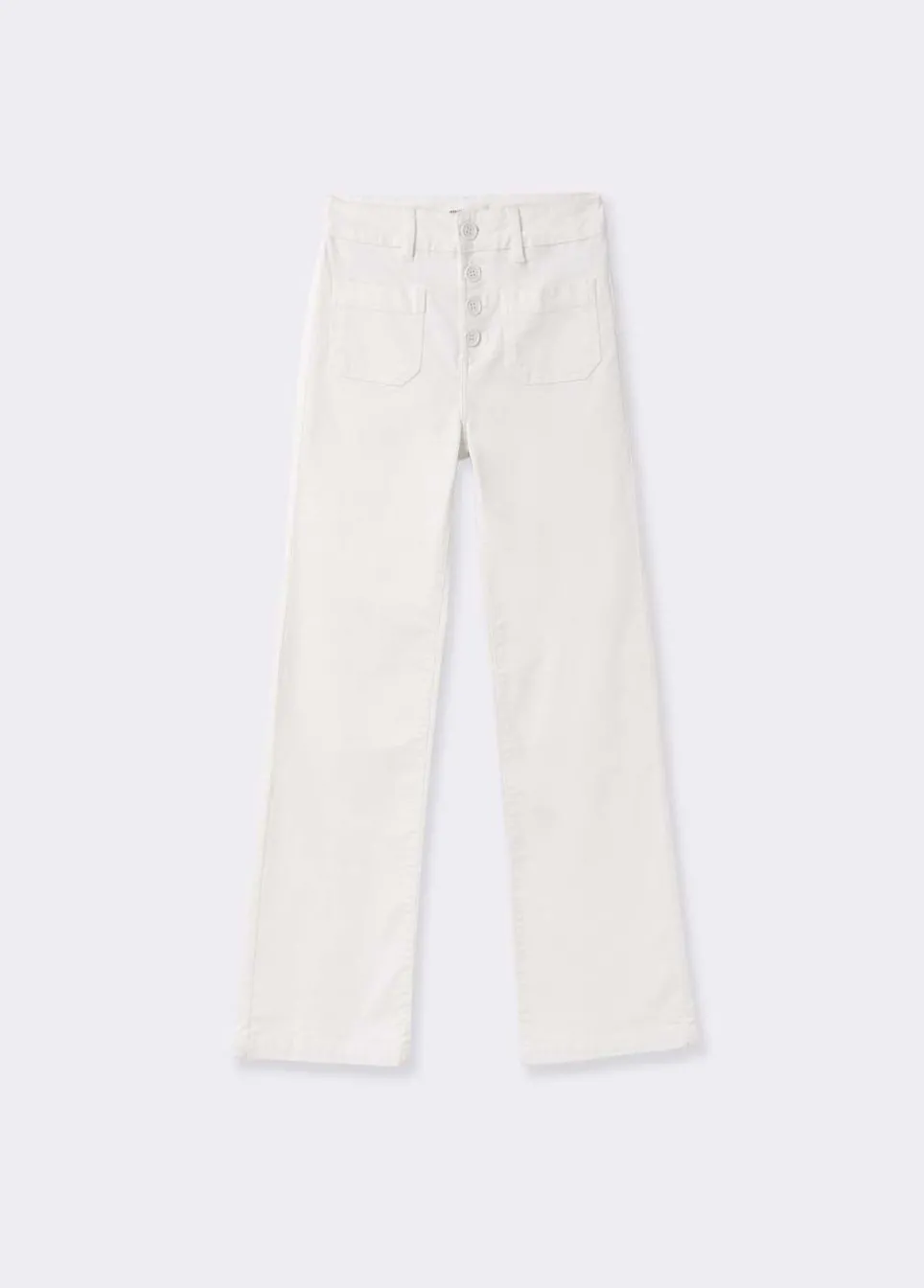 Broek Corduroy Culotte Voorzak