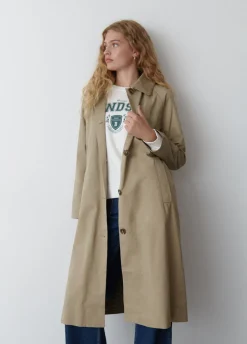 Gabardine Lang Kraag Corduroy