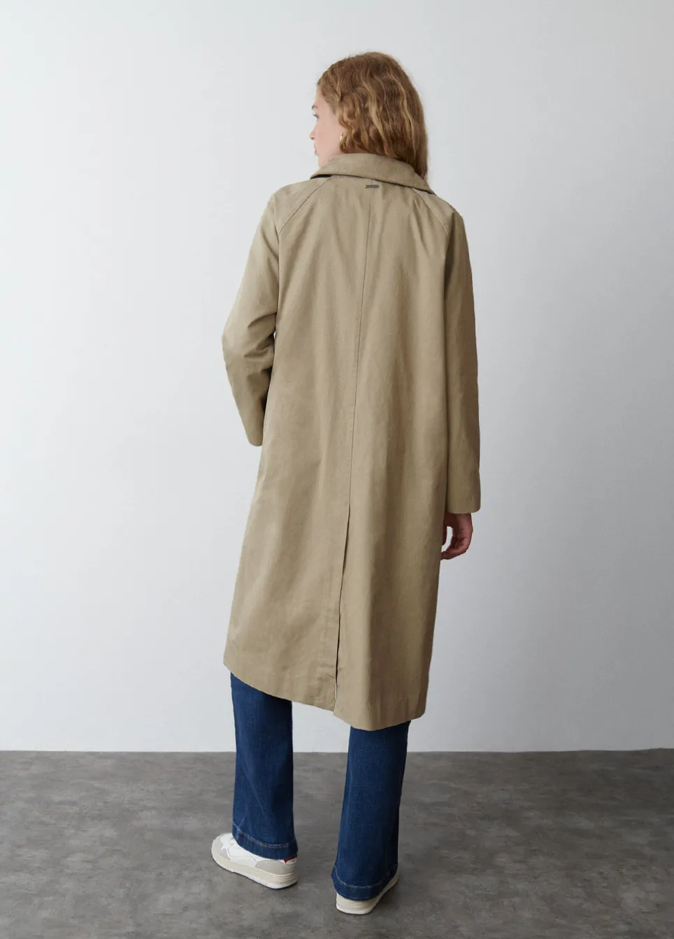 Gabardine Lang Kraag Corduroy