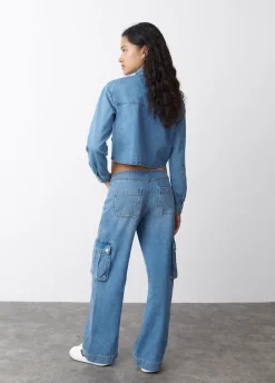 Jeans Cargo Lage Taille