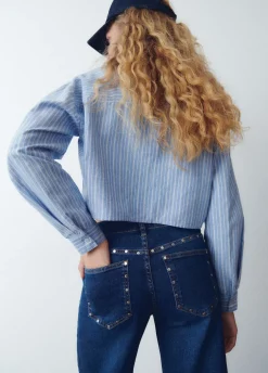 Jeans Culotte Studs