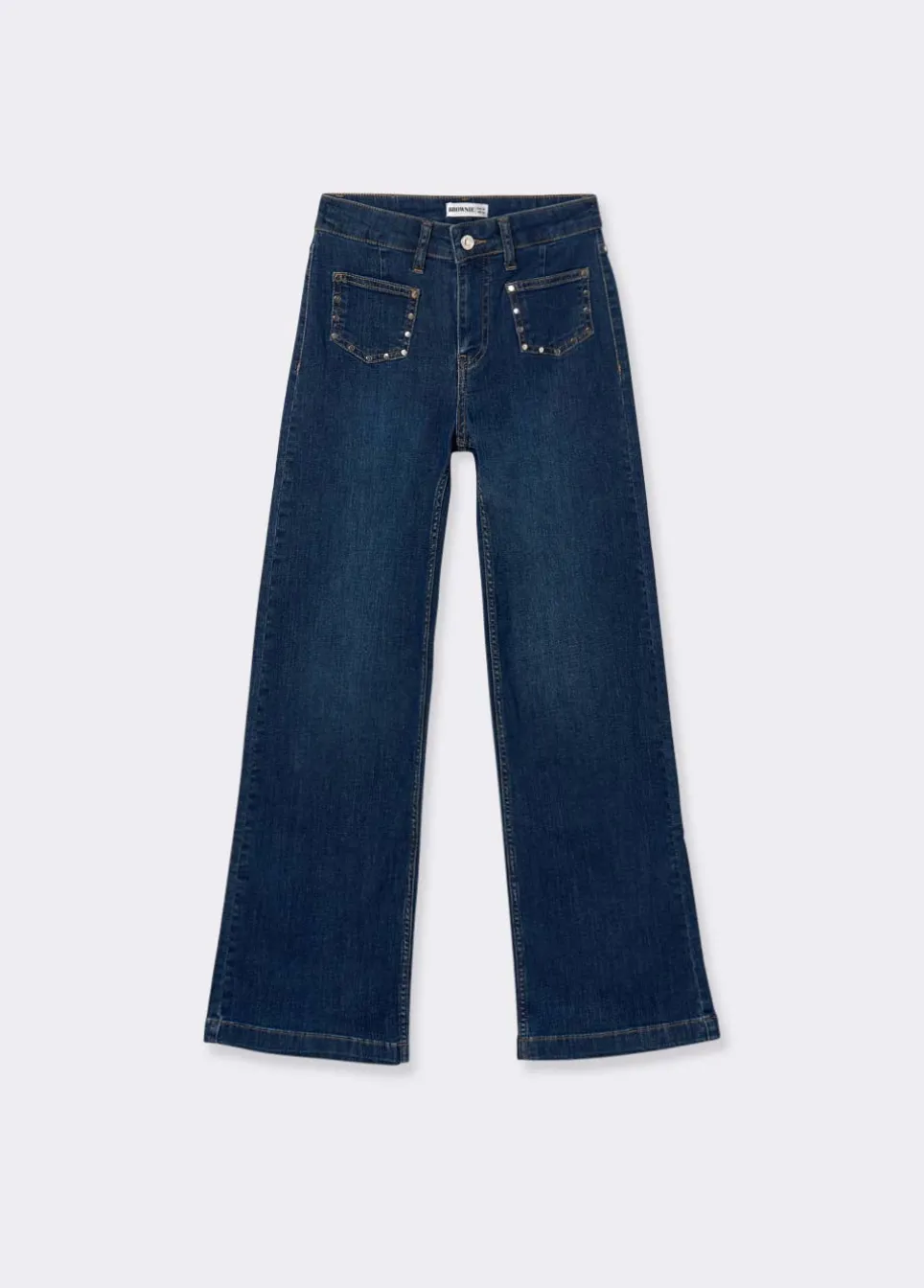 Jeans Culotte Studs