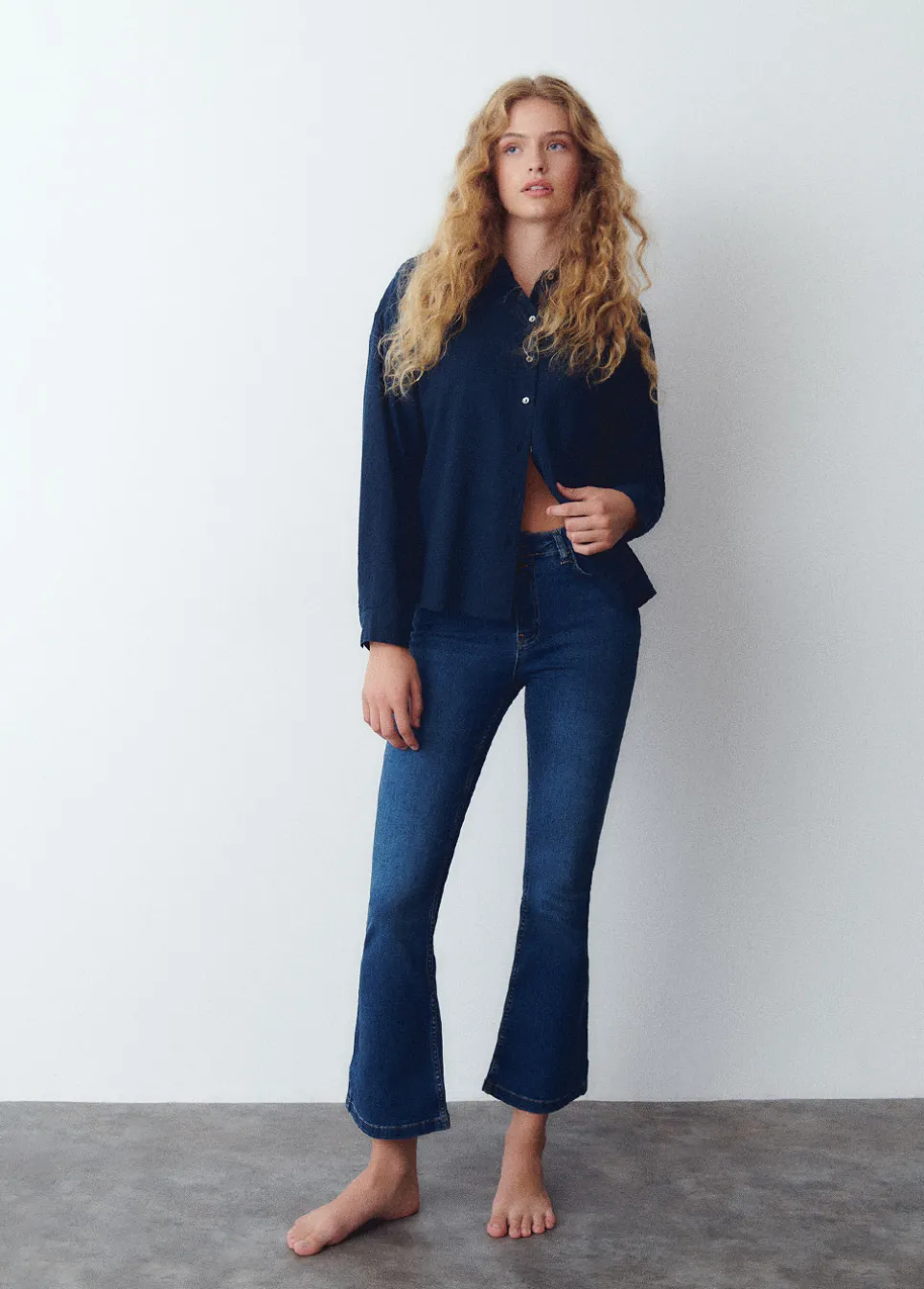 Jeans Flared Kort