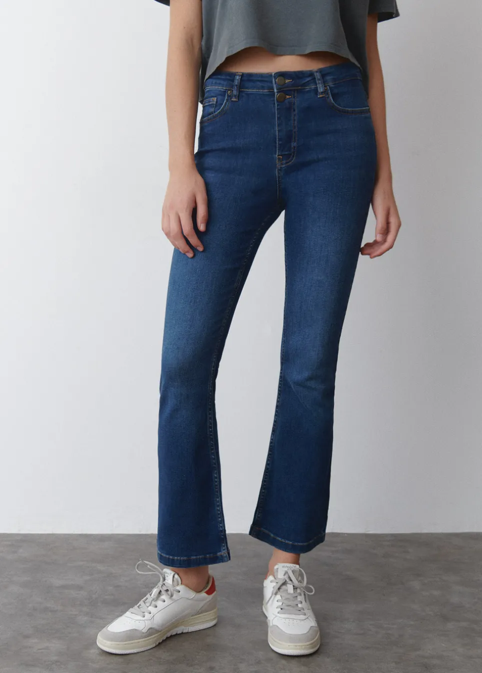 Jeans Flared Kort