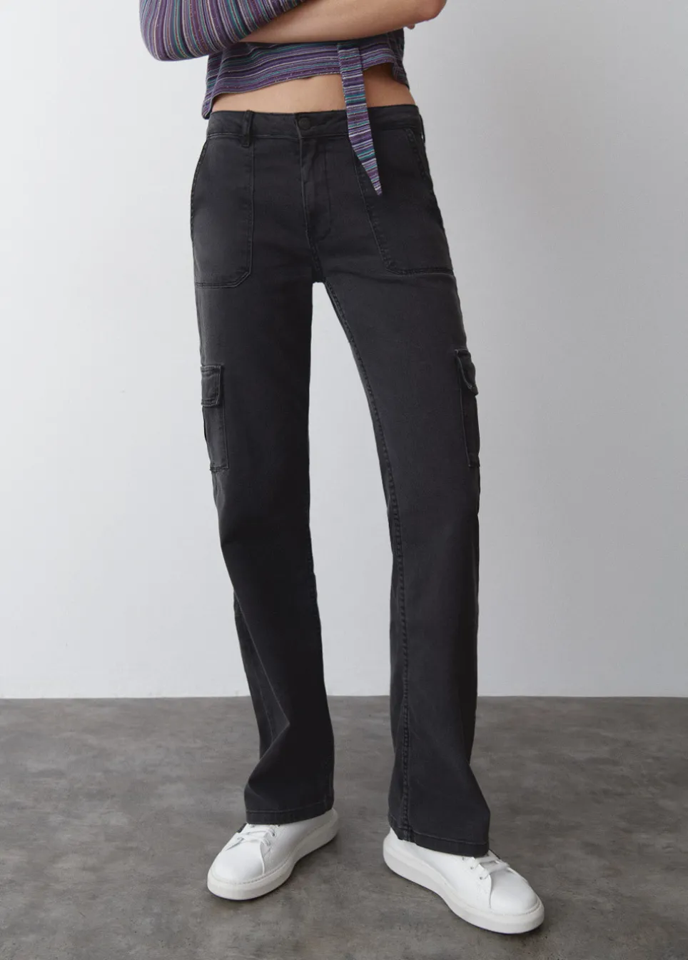 Jeans Recht Cargo