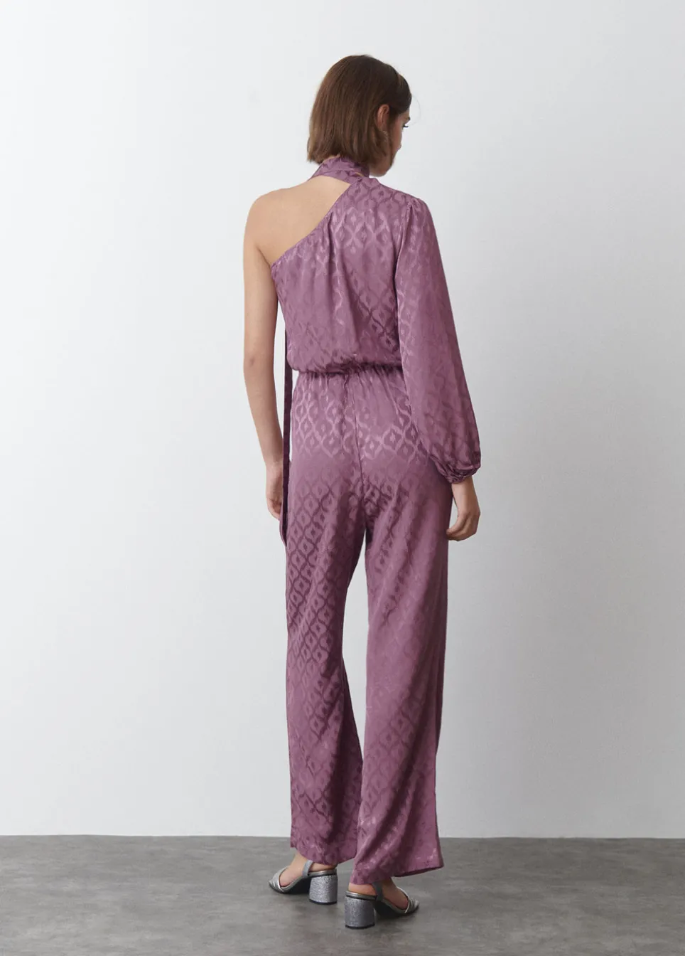Jumpsuit Asymmetrisch Jacquard