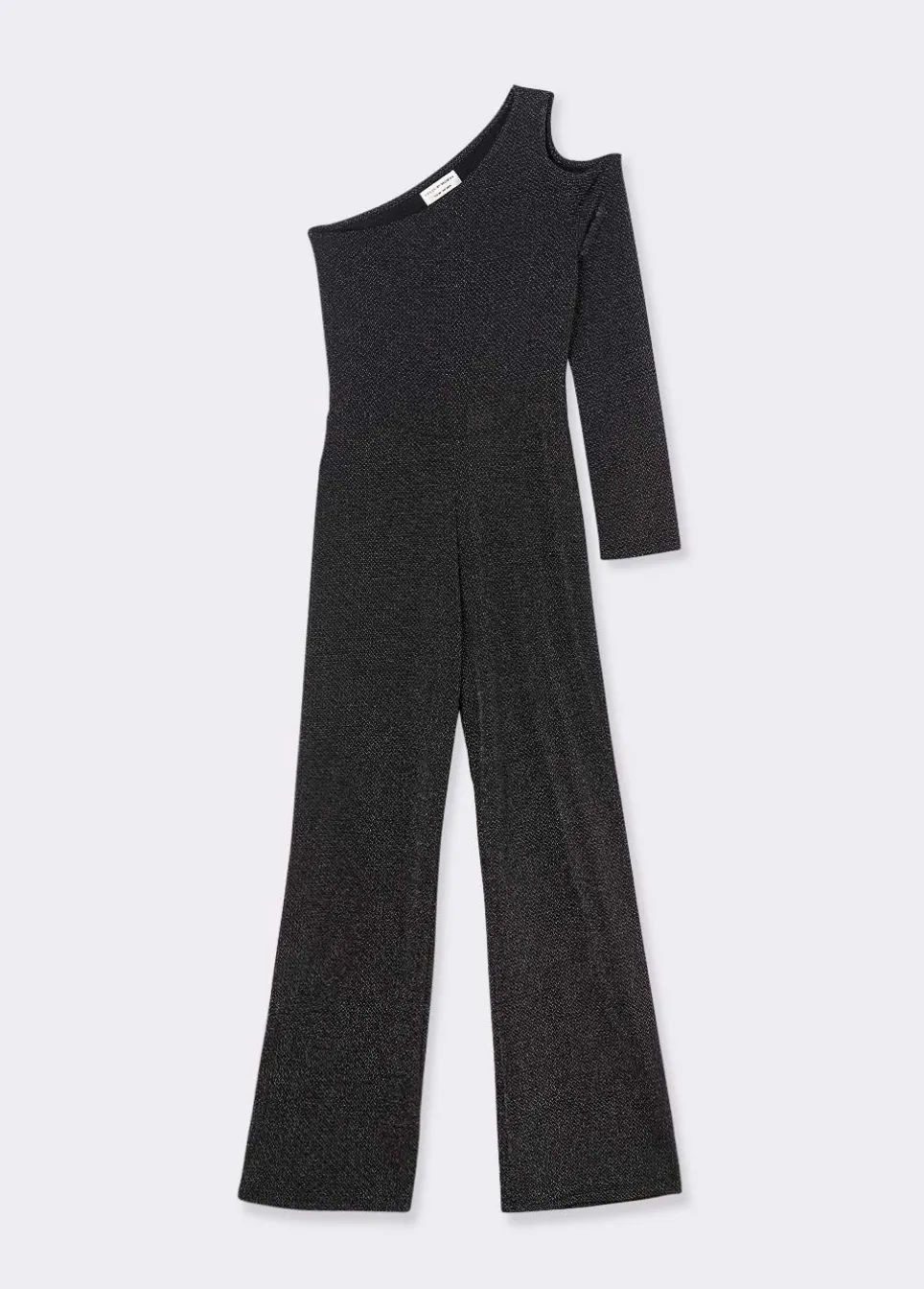 Jumpsuit Cut-Out Stof Metallic Garen