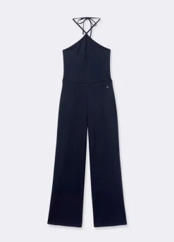 Jumpsuit Halter Jacquard