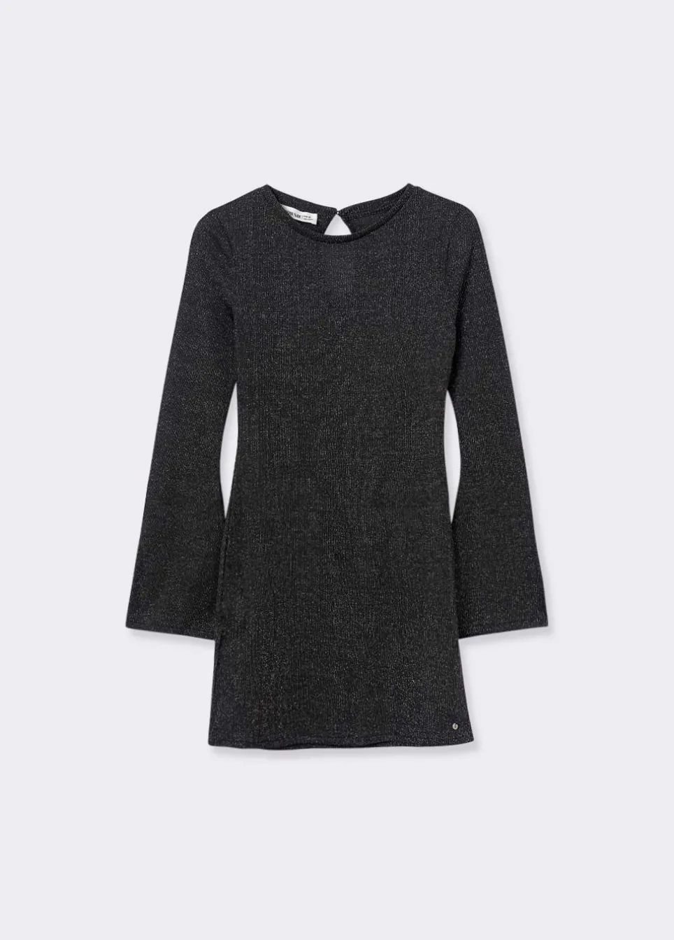 Jurk Geribd Metallic Garen