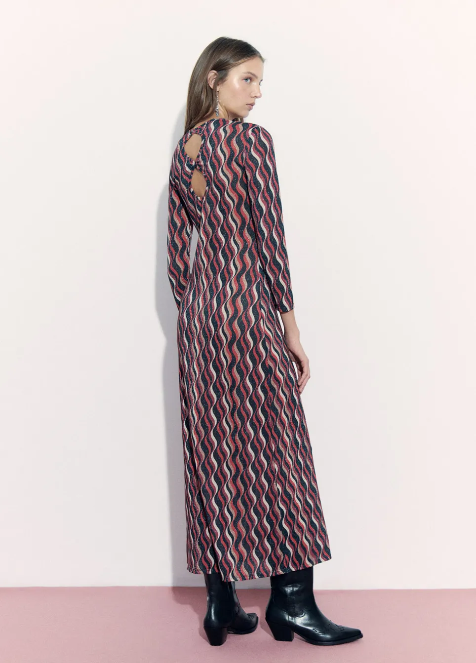 Jurk Print Golven