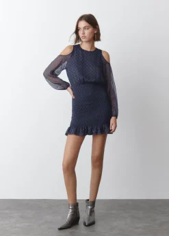 Jurk Schouders Cut-Out Rok Smock