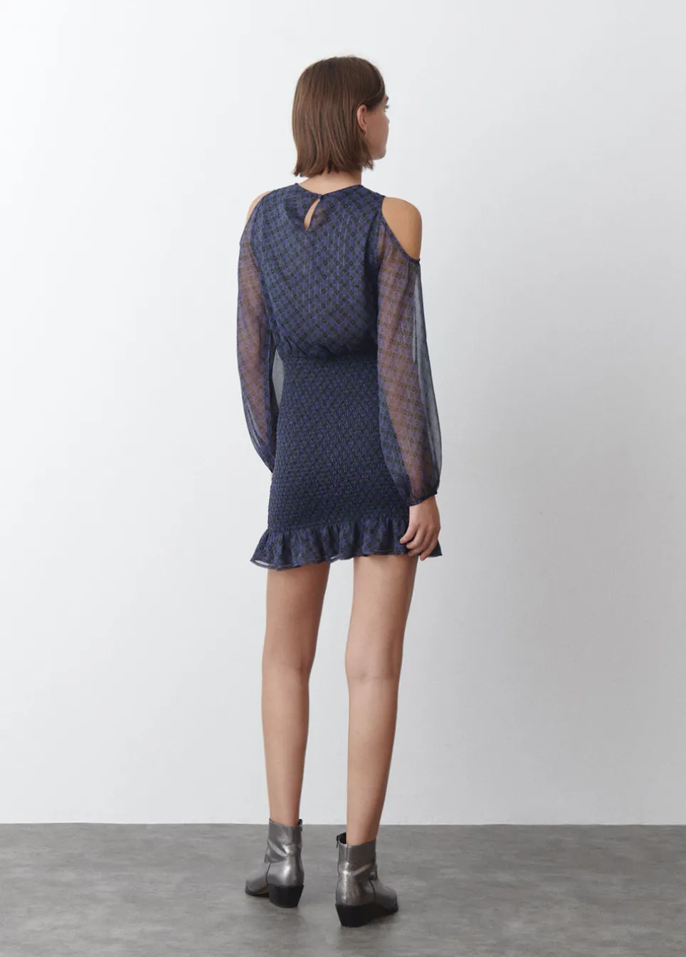 Jurk Schouders Cut-Out Rok Smock