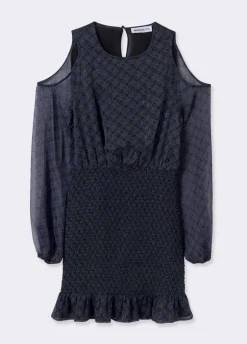Jurk Schouders Cut-Out Rok Smock