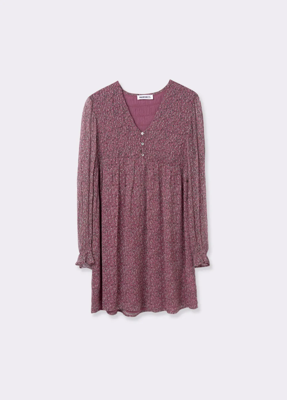 Jurk Smock Borst Los