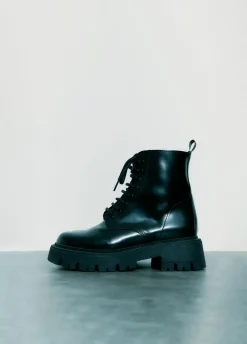 Leren Veterlaars