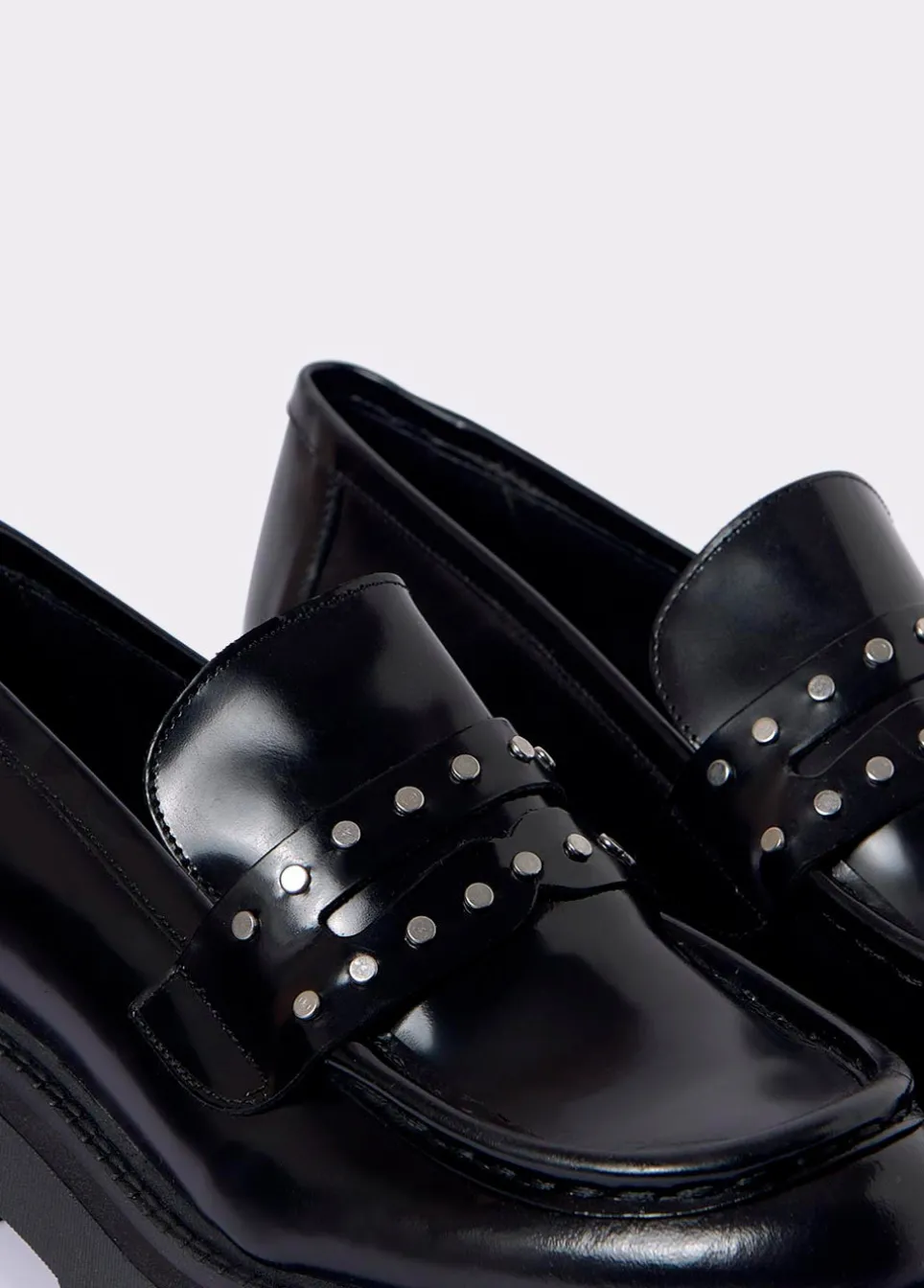 Loafers Glanzend Studs