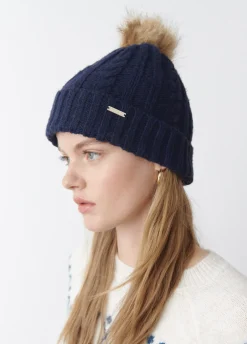 Muts Gevlochten Pompon
