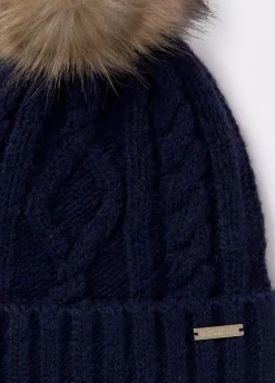 Muts Gevlochten Pompon