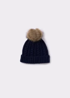 Muts Gevlochten Pompon