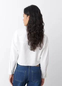 Overhemd Cropped Effen Zak