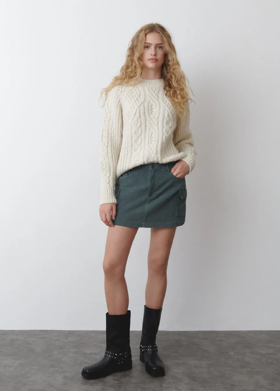 Rok Corduroy Zakken Cargo