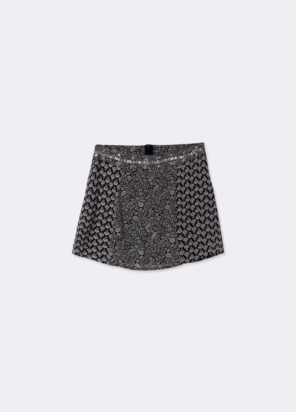Rok Dubbel Print Glanzend