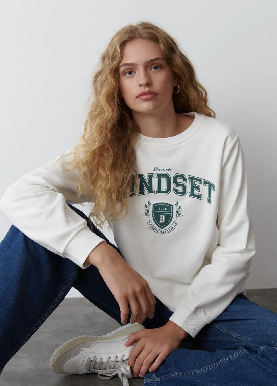 Sweater Geborduurd Mindset
