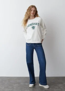 Sweater Geborduurd Mindset