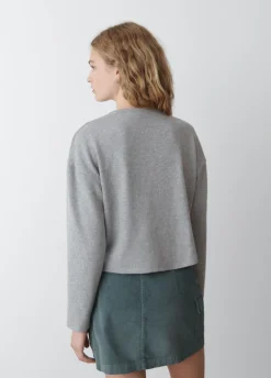 Sweater Geribd Brush Brownie
