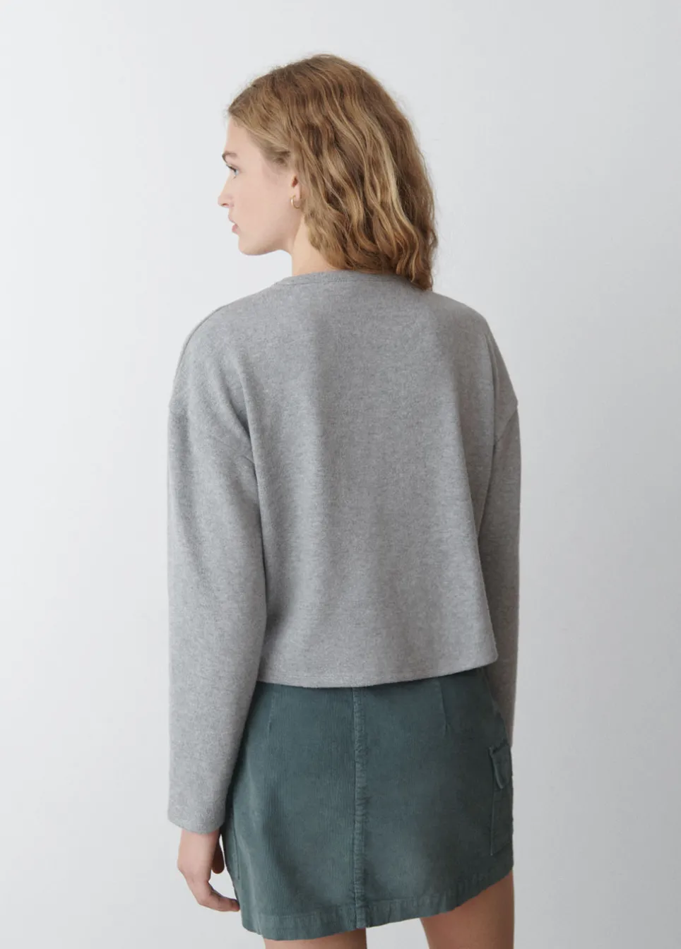 Sweater Geribd Brush Brownie