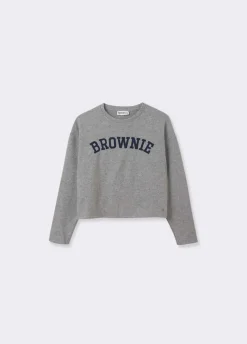 Sweater Geribd Brush Brownie