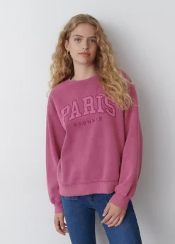 Sweatshirt Geborduurd Paris