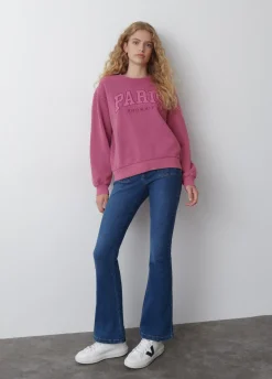 Sweatshirt Geborduurd Paris