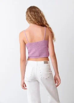 Top Crochet Bandjes Knoop