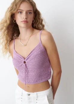 Top Crochet Bandjes Knoop