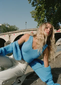 Top Gebreid Boucle