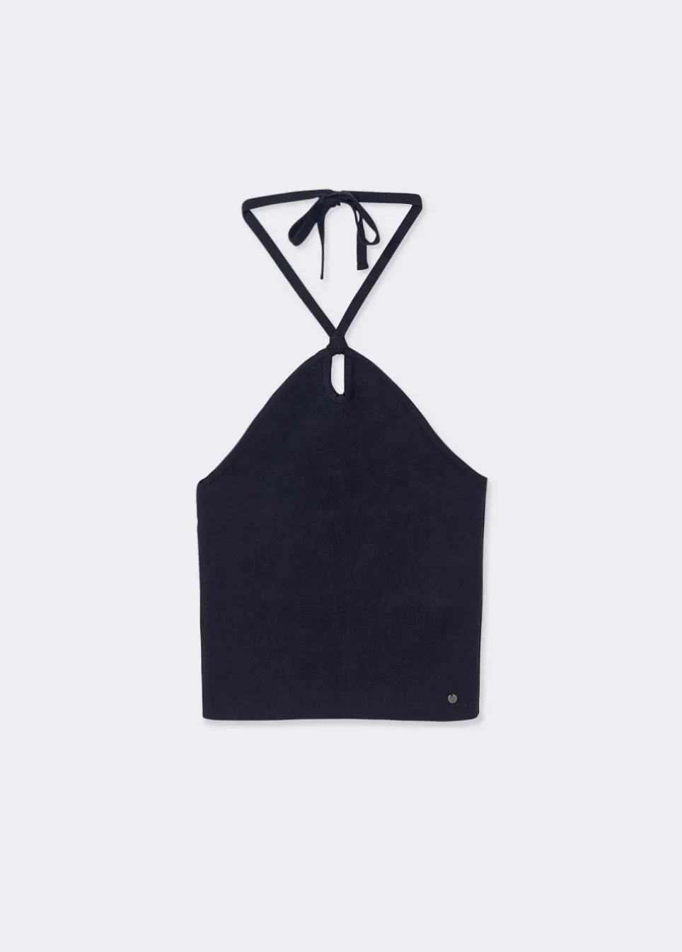 Top Gebreid Metallic Garen