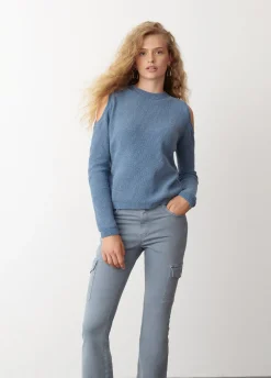 Trui Chenille Ontblote Schouders