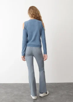 Trui Chenille Ontblote Schouders