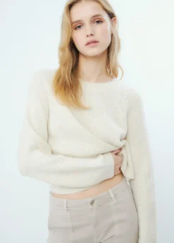 Trui Cropped Basic Ronde Hals